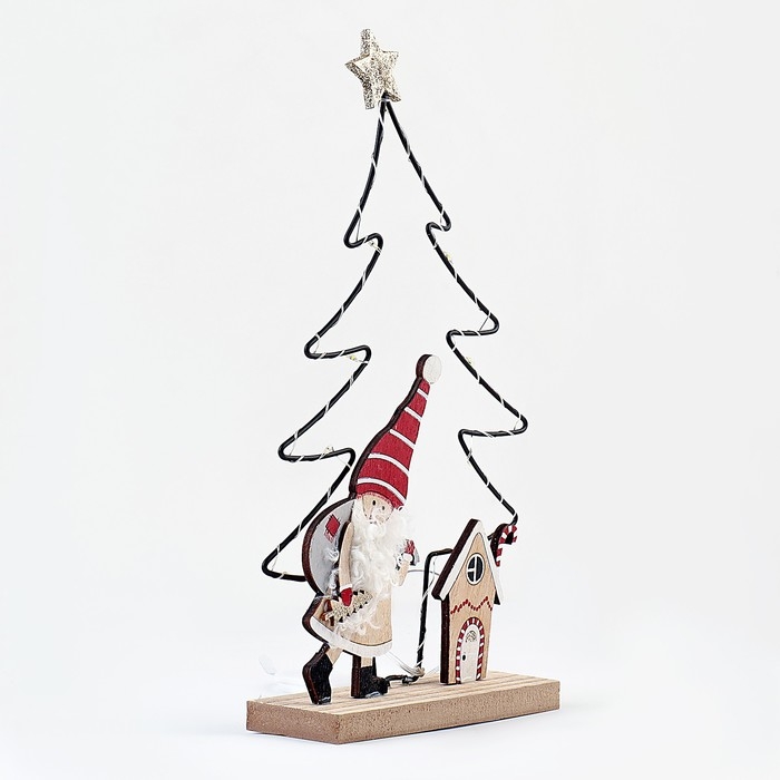 Декор с подсветкой &laquo;Ёлка&raquo; 20 &times; 6 &times; 20,5 см