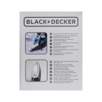 Утюг Black+Decker BXIR2200E, нержавеющая сталь подошва, 2200 Вт, 30 г/мин, 280 мл, синий Утюг Black+Decker BXIR2200E, нержавеющая сталь подошва, 2200 Вт, 30 г/мин, 280 мл, синий