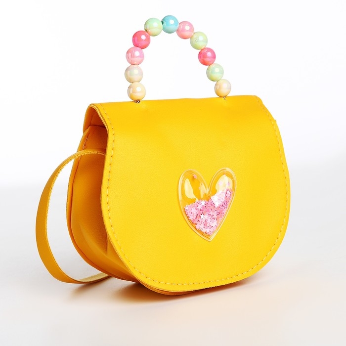 Сумка детская для девочки на магните, цвет жёлтый Сумка детская для девочки на магните, цвет жёлтый