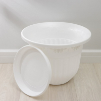 Горшок с поддоном &laquo;Лозанна&raquo;, 40 л, цвет белый