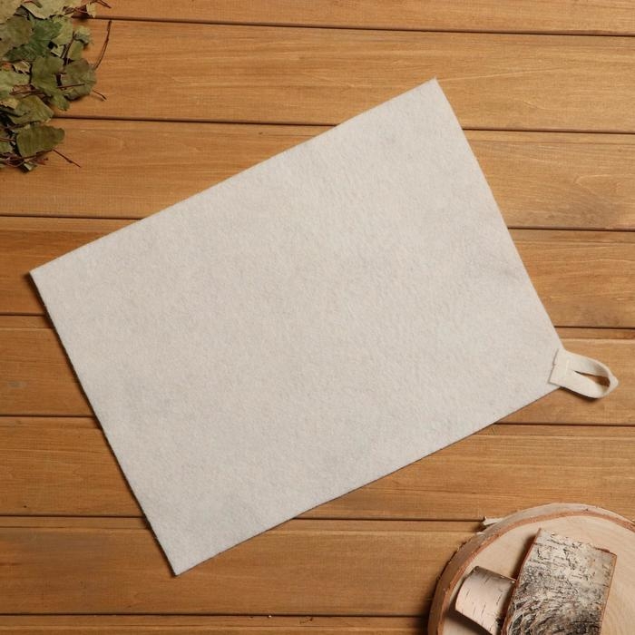 Коврик для бани светлый, 30&times;40 см