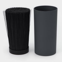 Подставка для ножей с наполнителем Доляна &laquo;Нео&raquo;, 22&times;11 см, покрытие soft-touch, цвет серый