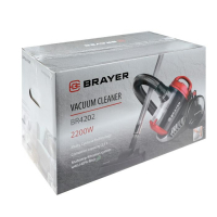 Пылесос BRAYER 4202BR, 2200/420 Вт, 2.5 л, циклон, чёрно-красный Пылесос BRAYER 4202BR, 2200/420 Вт, 2.5 л, циклон, чёрно-красный