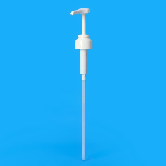 Помпа - дозатор для сиропа, белая, универсальная, (31-32мм) 8 мл