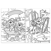 Раскраска &laquo;Волшебный мир пони&raquo;, 68 стр., формат А4