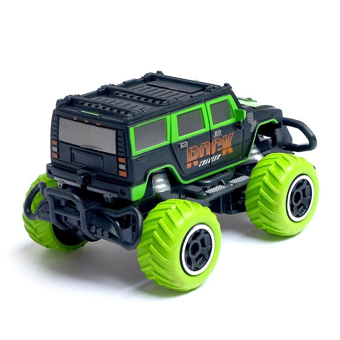 Джип радиоуправляемый &laquo;Граффити&raquo;, работает от батареек, цвет зелёный