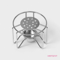 Подставка для чайника со свечкой Доляна &laquo;Романтика&raquo;, 11,5&times;11,5&times;9 см