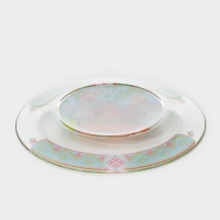 Тарелка стеклянная &laquo;Три Богатыря&raquo;, d=19,5 см