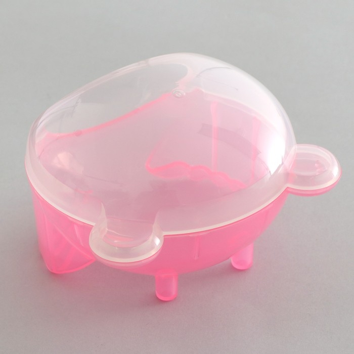 Туалет Туалет "Мышь" ,11 х 11,5 х 7,8 см, розовый