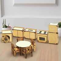 Набор игрушечной мебели для кукол «Кухня» Набор игрушечной мебели для кукол «Кухня»
