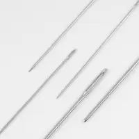 Набор швейных игл №2, d=1.05 / 1.25 мм, 4 - 5.2 см, 10 шт