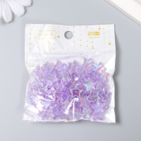 Набор бусин для творчества пластик "Звезда. Сиреневый перламутр" набор 20 гр 1,1х1,1х0,4 см 929199 Набор бусин для творчества пластик "Звезда. Сиреневый перламутр" набор 20 гр 1,1х1,1х0,4 см 929199