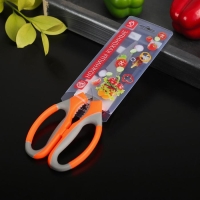 Ножницы кухонные Доляна &laquo;Драйв&raquo;, 22 см, с открывалкой для бутылки, цвет МИКС