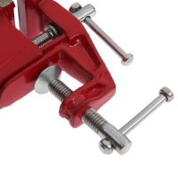 Тиски слесарные ТУНДРА, винтовой зажим, 40 мм