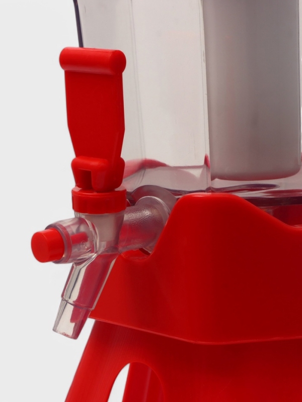 Башня пивная Tavimo, 3 л, ёмкость для льда, подсветка, пластик, красный