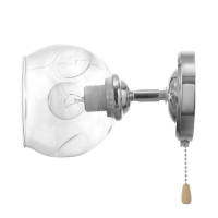 Бра "Берта" 1хЕ27 40Вт хром 21х13х23 см Бра "Берта" 1хЕ27 40Вт хром 21х13х23 см