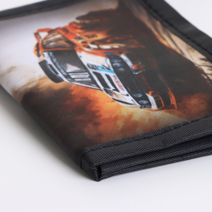 Кошелёк детский на липучке &laquo;Выбражулька&raquo;, цвет чёрный