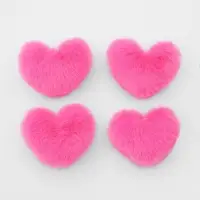 Мягкая игрушка &laquo;Розовое сердечко&raquo;, набор 4 шт.
