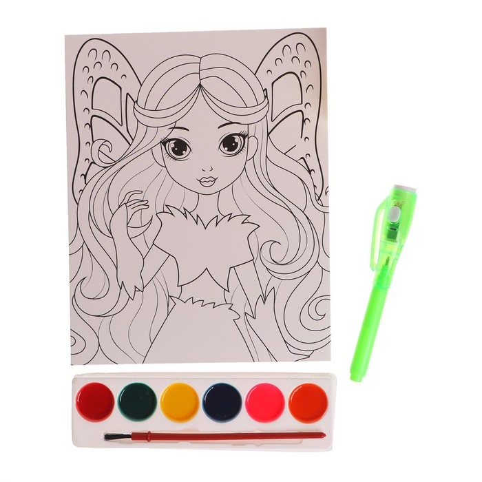 Набор для творчества &laquo;Раскрась картину: фея&raquo;