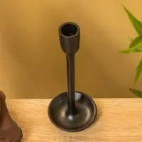 Подсвечник &laquo;Полночь&raquo;, 8&times;8&times;20 см, алюминий