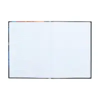 Колледж-тетрадь в твердой обложке 7БЦ, А4, 160 листов, ЛЕВ. МОЗАИЧНЫЙ НЕОН, блок в клетку, матовая ламинация, ВЫБОРОЧНЫЙ ЛАК