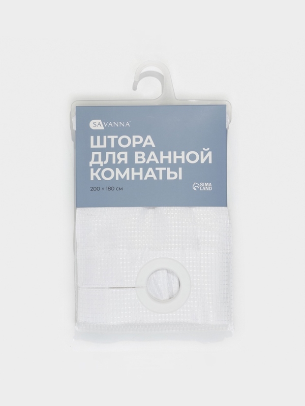 Штора для ванной "Богемия", 200х180 см, полиэстер