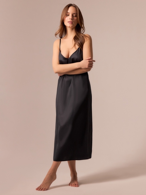 Сорочка женская SL HOME р. S, черный