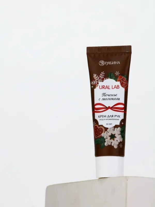 URAL LAB Арома Саунд Крем для рук с ароматом печенья с молоком, 30 мл