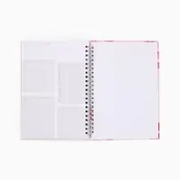 Планер-еженедельник А5, 86 л. В твердой обложке, на гребне "Поцелуй"