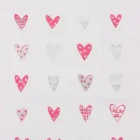 Пакет с петлевой ручкой "Сердечки" 50 х 40 х 10 см  80 мкм