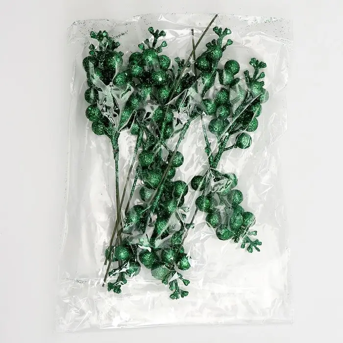 Ягоды для декора, зелёного цвета, 4,5 &times; 4,5 &times; 20 см