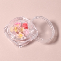 Фигурки для дизайна ногтей «Цветочный рай», объёмные, МИКС Фигурки для дизайна ногтей «Цветочный рай», объёмные, МИКС