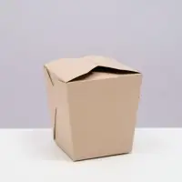 Коробочка для лапши &laquo;ВОК&raquo; сборная, крафтовая, 10 х 10 х 10,5 см