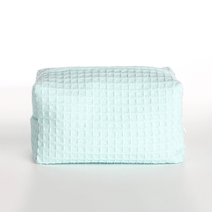 Косметичка на молнии TEXTURA, цвет бирюзовый