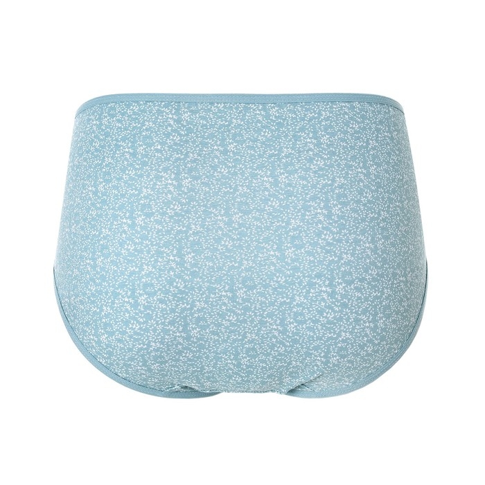 Трусы женские слипы "Лепестки", цвет зелёный, размер 52