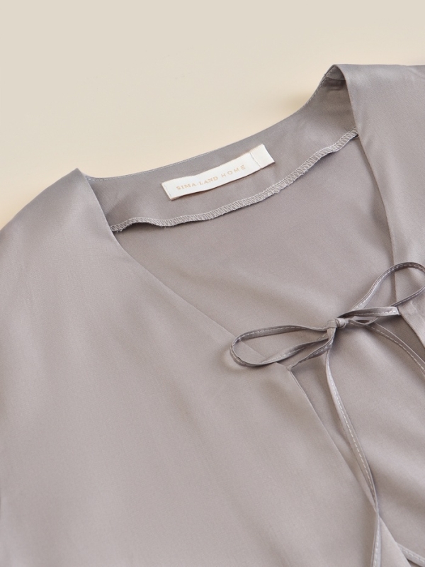 Костюм домашний (рубашка и шорты)  SL HOME р. XL, серо-бежевый