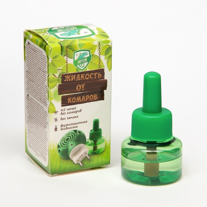 Дополнительный флакон-жидкость Дополнительный флакон-жидкость "Migan", от комаров, 45 ночей, без запаха, 30 мл
