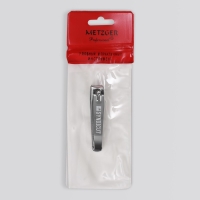 Кусачки-книпсер педикюрные, с пилкой, 8,5 см, в PVC-чехле, цвет серебристый, SZZ-19-D