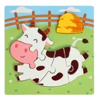 Развивающий деревянный Пазл