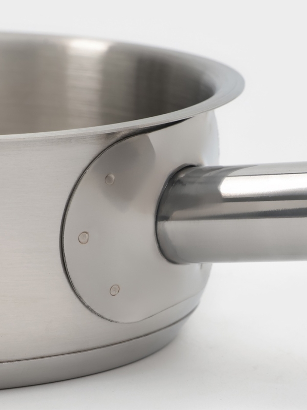 Ковш 860 мл, d=14, h=5,5 см, с крышкой, толщина стенки 0,8 мм, индукция