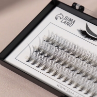 Набор накладных ресниц &laquo;Классика&raquo;, пучки, 10, 12, 14 мм, толщина 0,1 мм, изгиб D, 10 D