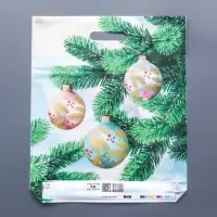 Пакет &laquo;Матовые шары&raquo;, полиэтиленовый с вырубной ручкой, 45&times;38 см