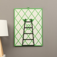 Зеркало интерьерное настенное, акрил, 30 х 40 см, зеленое