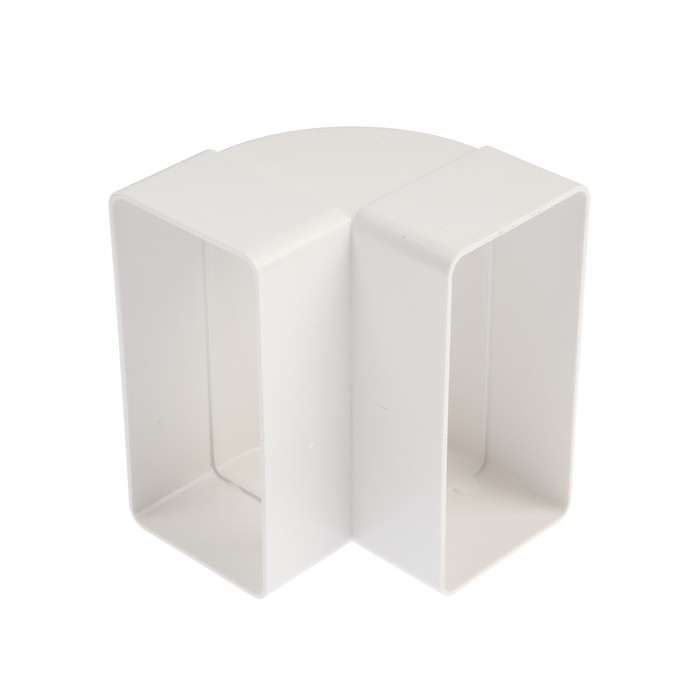 Отвод ZEIN, плоский, вертикальный, вентиляционный, 60 х 120 мм