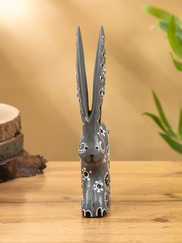 Сувенир "Заяц" дерево 10х3х24 см