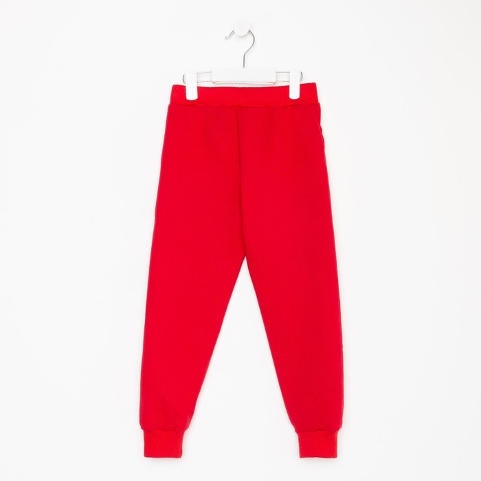 Брюки для девочки, цвет тёмно-красный, рост 146