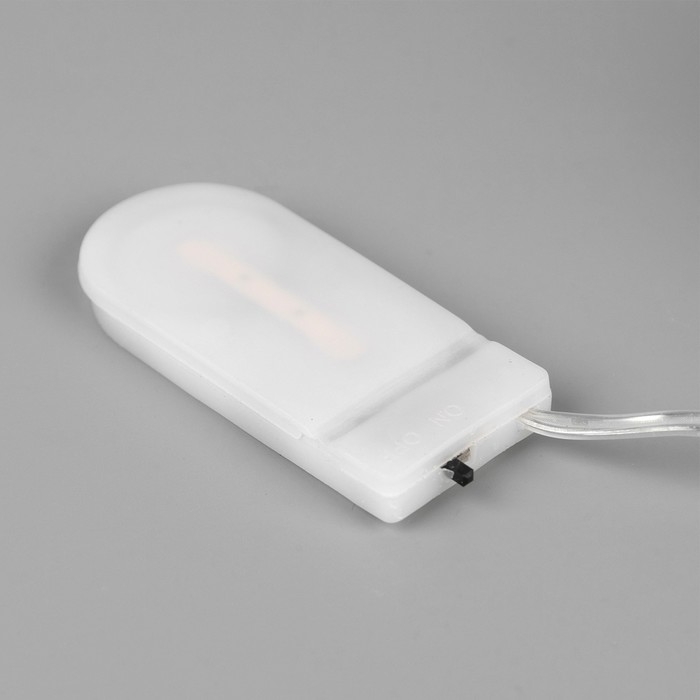 Светодиодная фигура &laquo;Венок с ягодами&raquo; 18 см, пластик, батарейки CR2032х2 (в комплекте), свечение тёплое белое