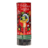 Новогодняя хлопушка пружинная поворотная &laquo;С Новым Годом&raquo; 11 см