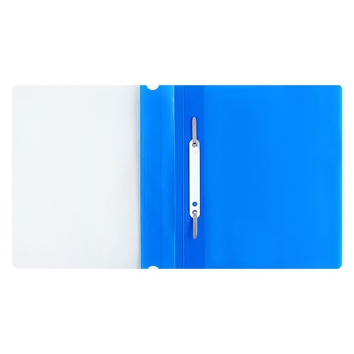 Набор папок-скоросшивателей А5, 5 штук, Calligrata, 180 мкм, с прозрачным верхом, синий