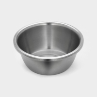 Миска из нержавеющей стали &laquo;Проф&raquo;, 2,3 л, 22&times;9 см, матовая, толщина стали 0,6 мм